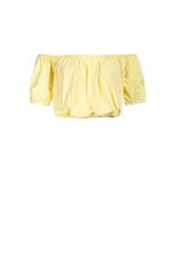 Renee - Żółta Bluzka Amalisis. Kolor: żółty. Długość: krótkie #5