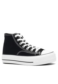 Sprandi Sneakersy WP40-21204LYY Czarny. Kolor: czarny. Materiał: materiał