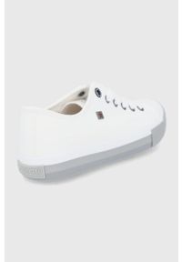 Big-Star - Big Star Tenisówki damskie kolor biały. Nosek buta: okrągły. Zapięcie: sznurówki. Kolor: biały. Materiał: guma #3