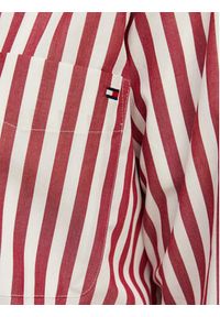 TOMMY HILFIGER - Tommy Hilfiger Koszula WW0WW45612 Czerwony jasny Regular Fit. Kolor: czerwony. Materiał: bawełna #5