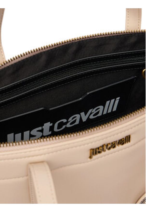 Just Cavalli Torebka 80RA4BO1 ZSD85 Brązowy. Kolor: brązowy. Materiał: skórzane