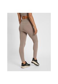Damskie wysokie legginsy Hummel TIF. Kolor: zielony, wielokolorowy, szary. Materiał: tkanina