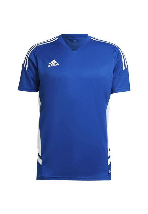 Adidas - Koszulka męska adidas Condivo 22 Jersey. Kolor: niebieski, biały, wielokolorowy. Materiał: jersey