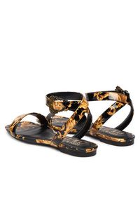 Versace Jeans Couture Sandały 80VA3S61 ZS366 G89 Czarny. Kolor: czarny. Materiał: skóra #5