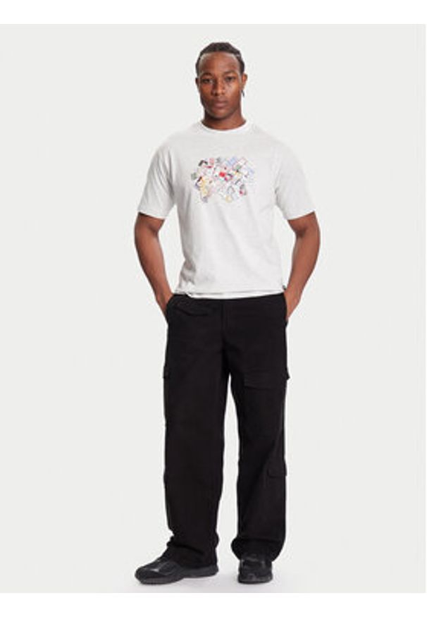 New Balance T-Shirt MT53905 Szary Regular Fit. Kolor: szary. Materiał: bawełna