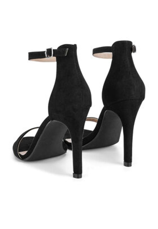 Jenny - JENNY Sandały SS13814 Czarny. Kolor: czarny. Materiał: materiał