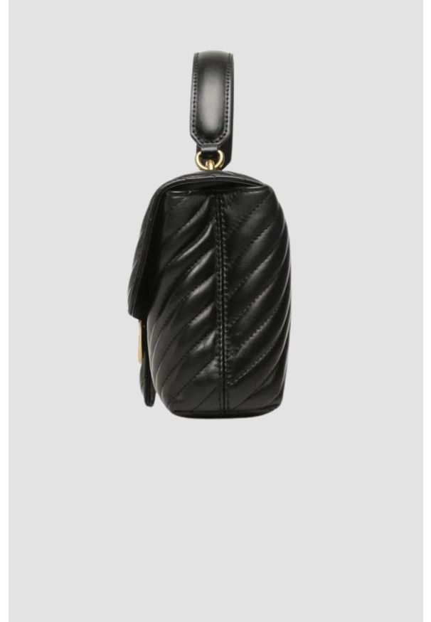 Pinko - PINKO Czarna torebka Love Lady Puff Classic CL. Kolor: czarny. Materiał: skórzane. Styl: elegancki