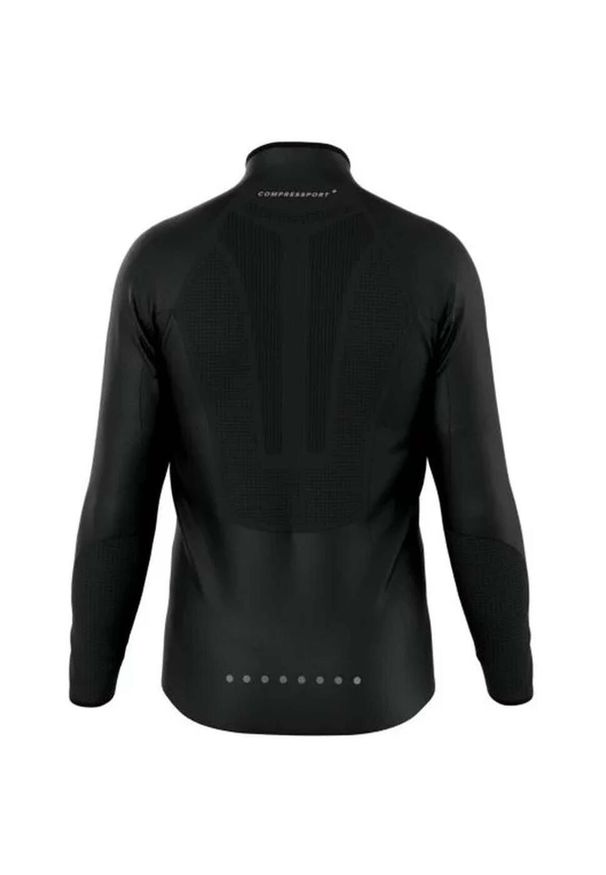 Kurtka przeciwwiatrowa męska Compressport Hurricane Windproof Jacket. Kolor: czarny