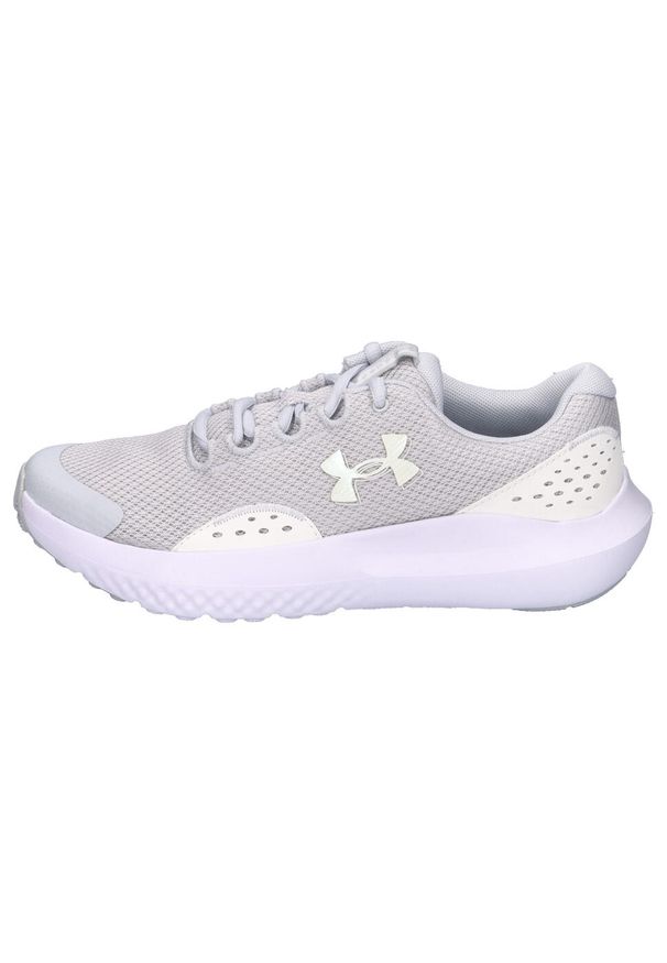 Biegowe buty dla dziewczyn podstawówki Under Armour Surge 4. Kolor: szary, wielokolorowy, biały. Sport: bieganie
