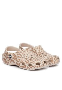 Crocs Klapki Classic Pop Animal Clogs 214153 Beżowy. Kolor: beżowy #6