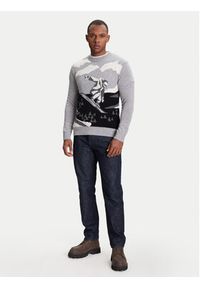 United Colors of Benetton - United Colors Of Benetton Sweter 1244K108R Szary Regular Fit. Kolor: szary. Materiał: wełna