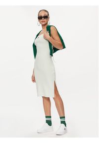 Tommy Jeans Sukienka letnia DW0DW15874 Zielony Slim Fit. Kolor: zielony. Materiał: bawełna. Sezon: lato