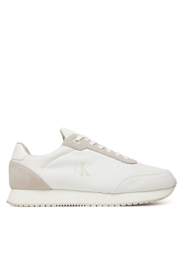 Sneakersy Calvin Klein Jeans. Kolor: biały
