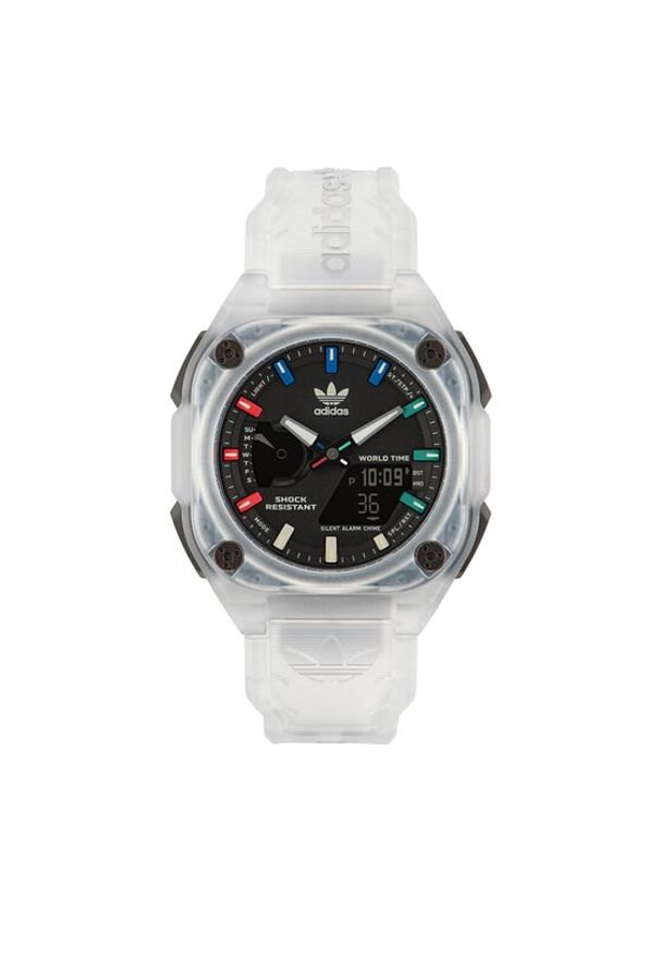 adidas Originals Zegarek City Tech One Watch AOST23057 Biały. Kolor: biały