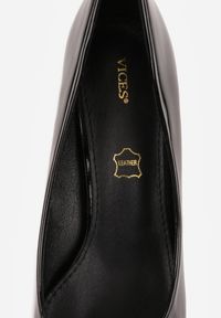 Born2be - Czarne Klasyczne Lakierowane Czółenka na Szpilce Naoise. Kolor: czarny. Materiał: lakier. Obcas: na szpilce. Styl: klasyczny #8