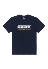 Quiksilver T-Shirt EQYZT08179 Granatowy Regular Fit. Kolor: niebieski. Materiał: bawełna #7