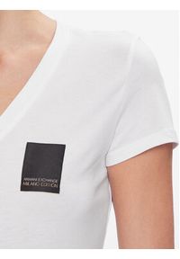 Armani Exchange T-Shirt 3DYT35 YJ3RZ 1000 Biały Regular Fit. Kolor: biały. Materiał: bawełna #2