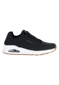 skechers - Buty do chodzenia męskie Skechers Uno Stand ON Air. Zapięcie: sznurówki. Kolor: czarny. Materiał: materiał. Szerokość cholewki: normalna. Sport: turystyka piesza #2