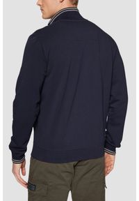 Aeronautica Militare - AERONAUTICA MILITARE Granatowa bluza męska Color-block, Rozmiar XL. Kolor: niebieski. Wzór: nadruk #5