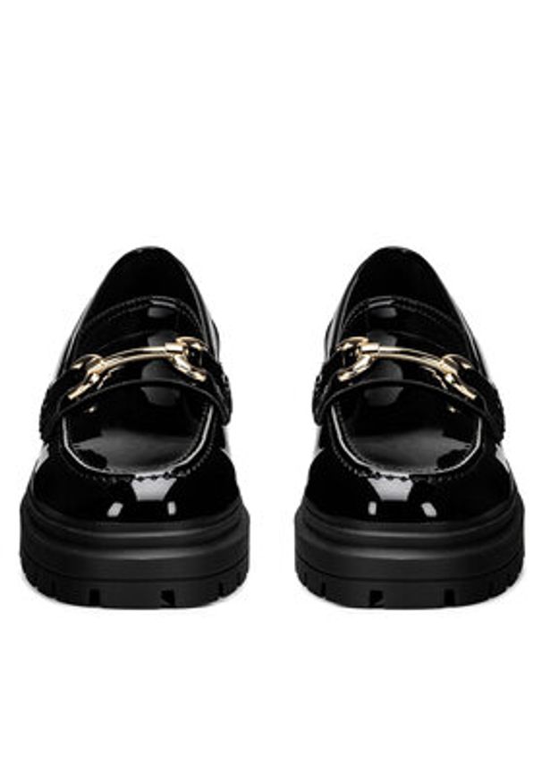 Jenny Fairy Loafersy HY58582-5 Czarny. Kolor: czarny. Materiał: skóra