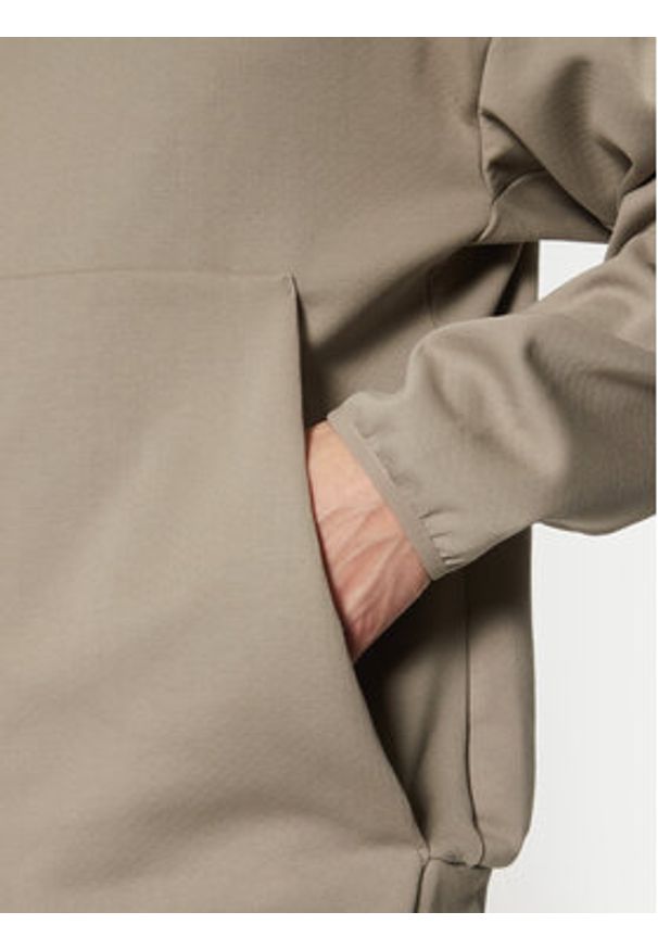 Adidas - adidas Bluza Z.N.E. JC5495 Beżowy Regular Fit. Kolor: beżowy. Materiał: bawełna, syntetyk