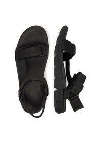 Rieker Sandały 20850-00 Czarny. Kolor: czarny. Materiał: materiał #7