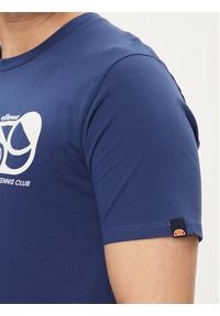 Ellesse T-Shirt Sport Club SHV20273 Granatowy Regular Fit. Kolor: niebieski. Materiał: bawełna. Styl: sportowy #4