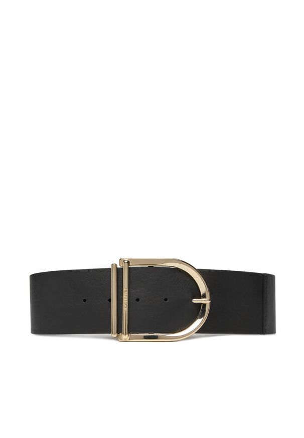 Pinko - PINKO Pasek Damski Cheyenne 60mm 20251 PLT01 A2LY Z99L Czarny. Kolor: czarny. Materiał: skóra
