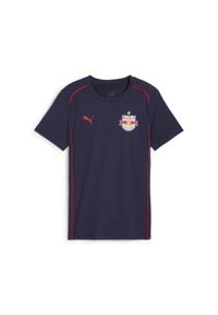 Puma - Koszulka młodzieżowa Casuals FC Red Bull Salzburg PUMA Navy Red Blue. Kolor: czerwony, niebieski, wielokolorowy. Sport: piłka nożna