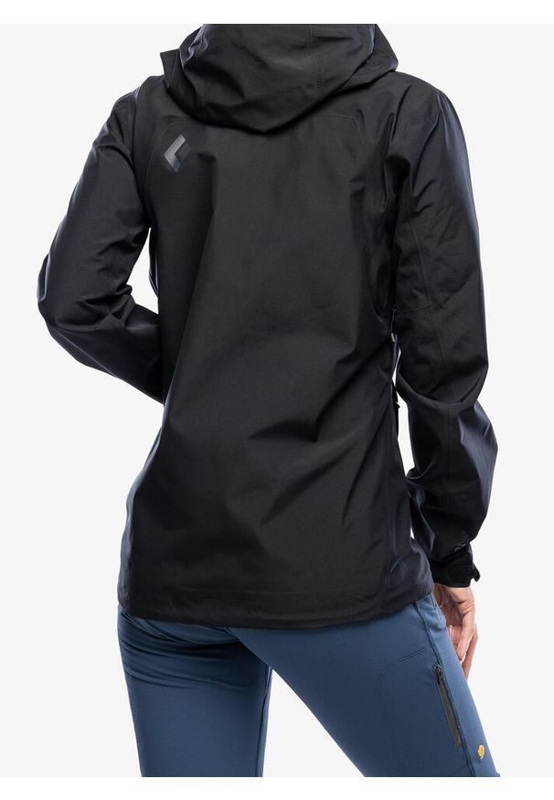 Kurtka GORE-TEX damska Black Diamond Liquid Point Shell. Kolor: czarny. Technologia: Gore-Tex