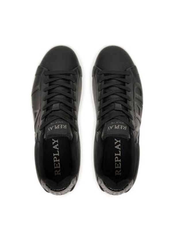 Replay - REPLAY Sneakersy GWZ6O.000.C0003L Czarny. Kolor: czarny. Materiał: skóra