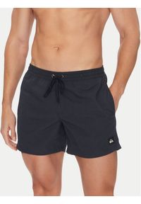 Quiksilver Szorty kąpielowe Everyday Solid Volley EQYJV04120 Granatowy Regular Fit. Kolor: niebieski. Materiał: syntetyk