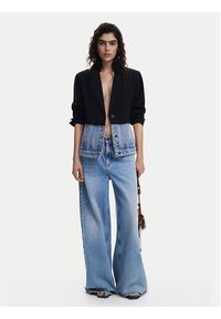 Desigual Marynarka 25SWEW28 Czarny Regular Fit. Kolor: czarny. Materiał: bawełna, syntetyk #6