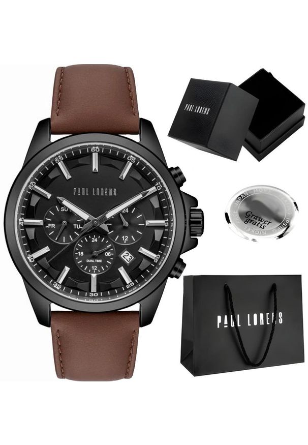 Zegarek męski Paul Lorens MAKALU-PROF Z GRAWEREM