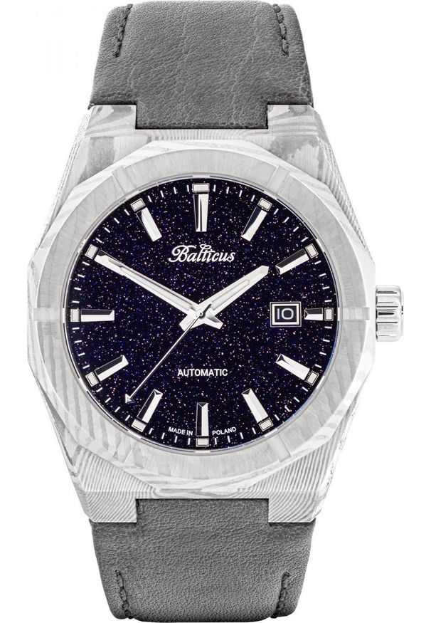 BALTICUS - Zegarek Balticus Zegarek męski Balticus BLT-BALSDDBA szary. Kolor: szary