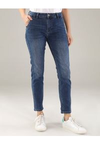 Unisono - SPODNIE - JEANSY 42-9051 JEANS. Materiał: jeans #1