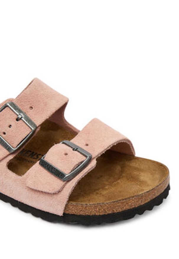 Birkenstock Klapki Arizona 1031651 Różowy. Kolor: różowy. Materiał: zamsz, skóra