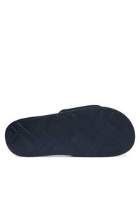 TOMMY HILFIGER - Tommy Hilfiger Klapki Hilifger Neoprene Pool Slide FM0FM05898 Granatowy. Kolor: niebieski. Materiał: materiał #2