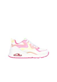 skechers - Buty na co dzień damskie SKECEHRS UNO GEN1 COLOR SURGE eko skóra. Okazja: na co dzień. Kolor: biały. Materiał: skóra. Model: Skechers Sport. Sport: turystyka piesza