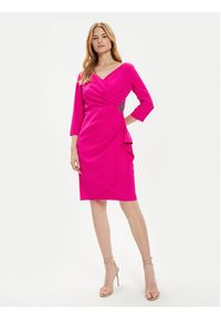 Joseph Ribkoff Sukienka koktajlowa 241705 Różowy Slim Fit. Kolor: różowy. Materiał: syntetyk. Styl: wizytowy