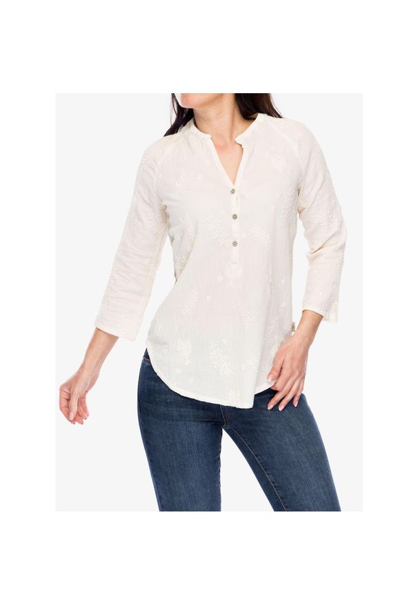 ROYAL ROBBINS - Koszula turystyczna damska Royal Robbins Oasis Tunic II 3/4 Sleev. Kolor: beżowy