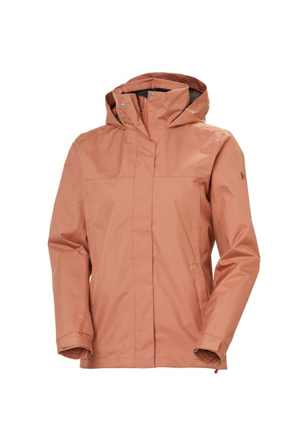 Kurtka impermeabilna damska Helly Hansen Aden. Kolor: brązowy. Styl: elegancki