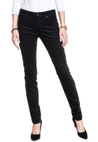 Wrangler - WRANGLER SLIM DARK NAVY W28LEK18R. Wzór: jednolity