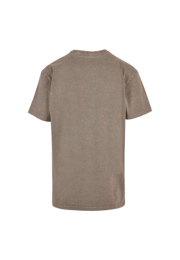 BUILD YOUR BRAND - Koszulka Unisex Adult Acid Wash Heavy Oversized T-shirt. Kolor: zielony