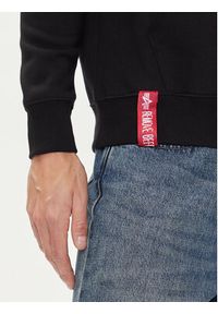 Alpha Industries Bluza Basic 178312 Czarny Regular Fit. Kolor: czarny. Materiał: bawełna