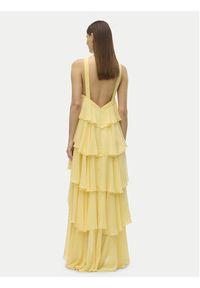 Vero Moda Sukienka wieczorowa Felicia 10295237 Żółty Slim Fit. Kolor: żółty. Materiał: syntetyk. Styl: wizytowy #6