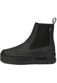 Buty Puma Mayze Chelsea Pop, Kobiety. Kolor: czarny. Materiał: materiał, syntetyk