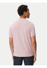 Karl Lagerfeld - KARL LAGERFELD T-Shirt 755780 563235 Różowy Regular Fit. Typ kołnierza: dekolt w karo. Kolor: różowy. Materiał: bawełna #4