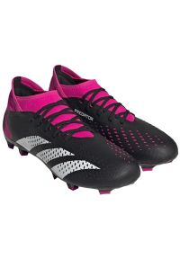 Adidas - Buty adidas Predator Accuracy.3 Fg L M GW4589 czarne czarne. Wysokość cholewki: przed kostkę. Kolor: czarny. Materiał: materiał. Szerokość cholewki: normalna #2