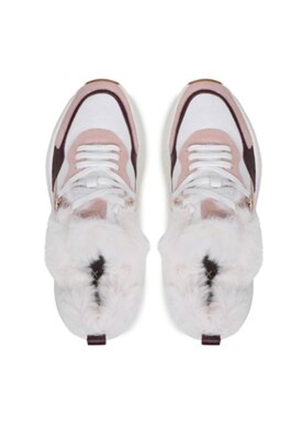 Geox Sneakersy D Diamanta D36UFC 08522 C1Z8Z Biały. Kolor: biały. Materiał: skóra